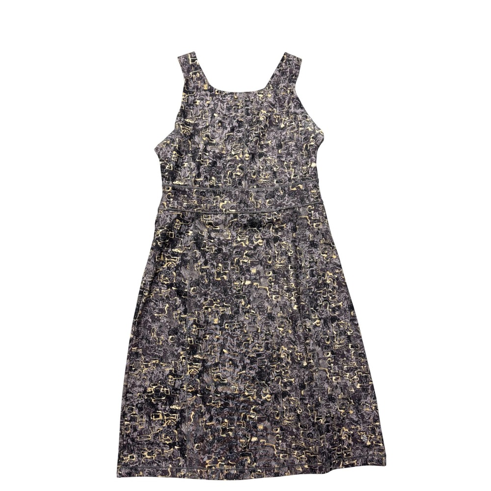 Royal Robbins Jammer Knit Dress Small Trim Fit Abstract Active Pockrt